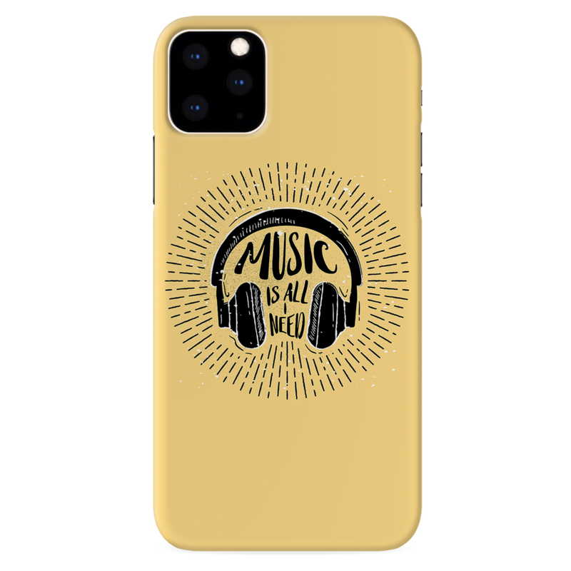 Music is all i need Printed Slim Cases and Cover for iPhone 11 Pro Max