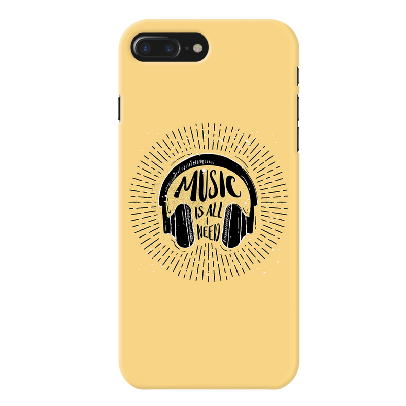 Music is all i need Printed Slim Cases and Cover for iPhone 7 Plus