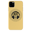 Music is all i need Printed Slim Cases and Cover for iPhone 11 Pro