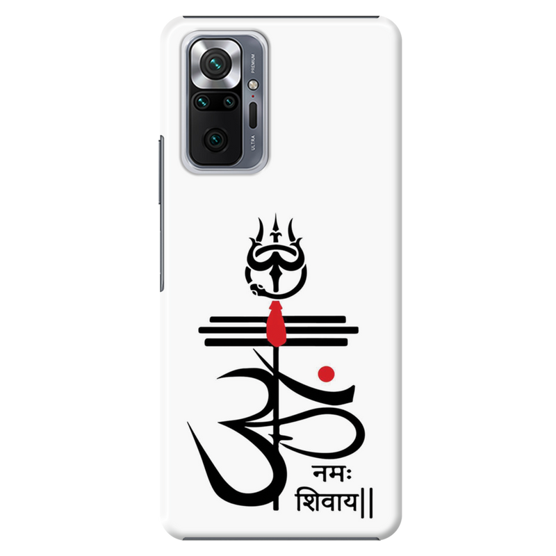 OM namah siwaay Printed Slim Cases and Cover for Redmi Note 10 Pro