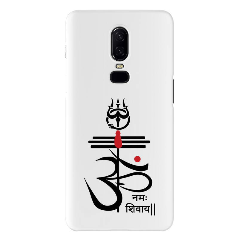 OM namah siwaay Printed Slim Cases and Cover for OnePlus 6