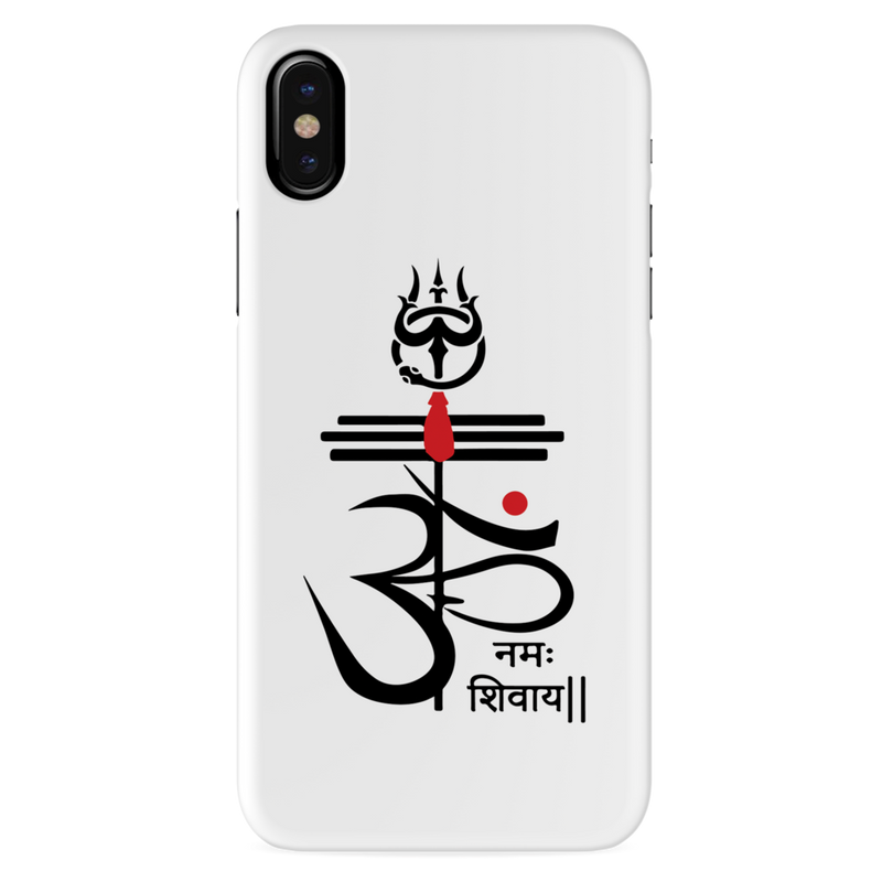 OM namah siwaay Printed Slim Cases and Cover for iPhone X