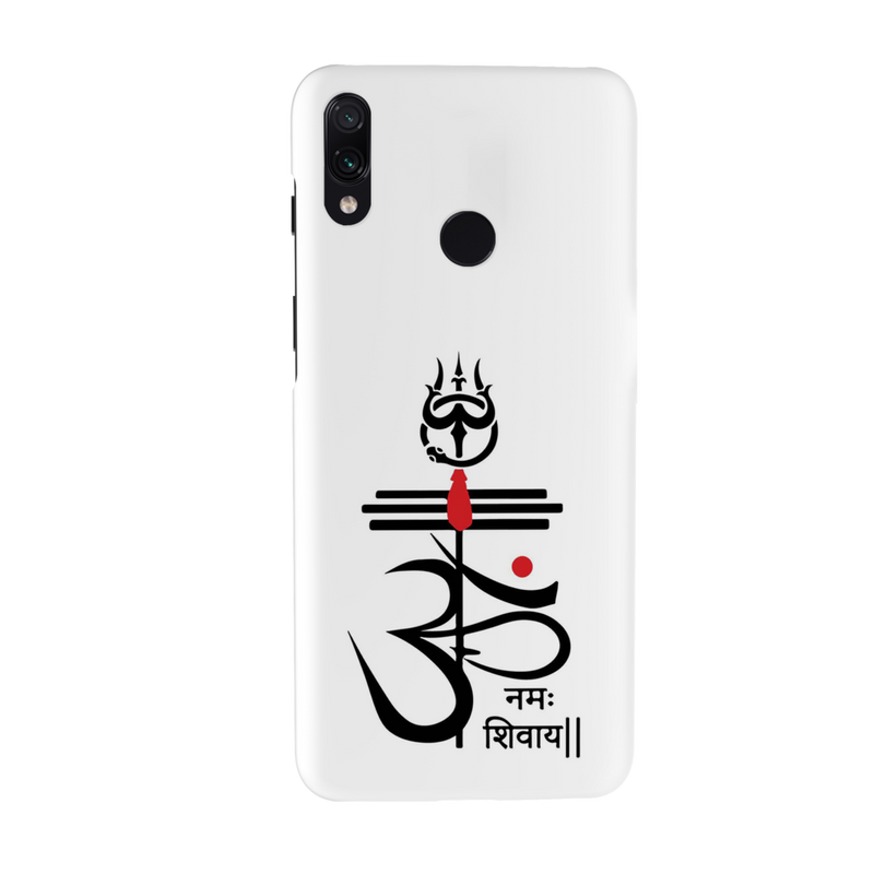 OM namah siwaay Printed Slim Cases and Cover for Redmi Note 7 Pro