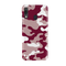 Maroon and White Camouflage Printed Slim Cases and Cover for Galaxy A30