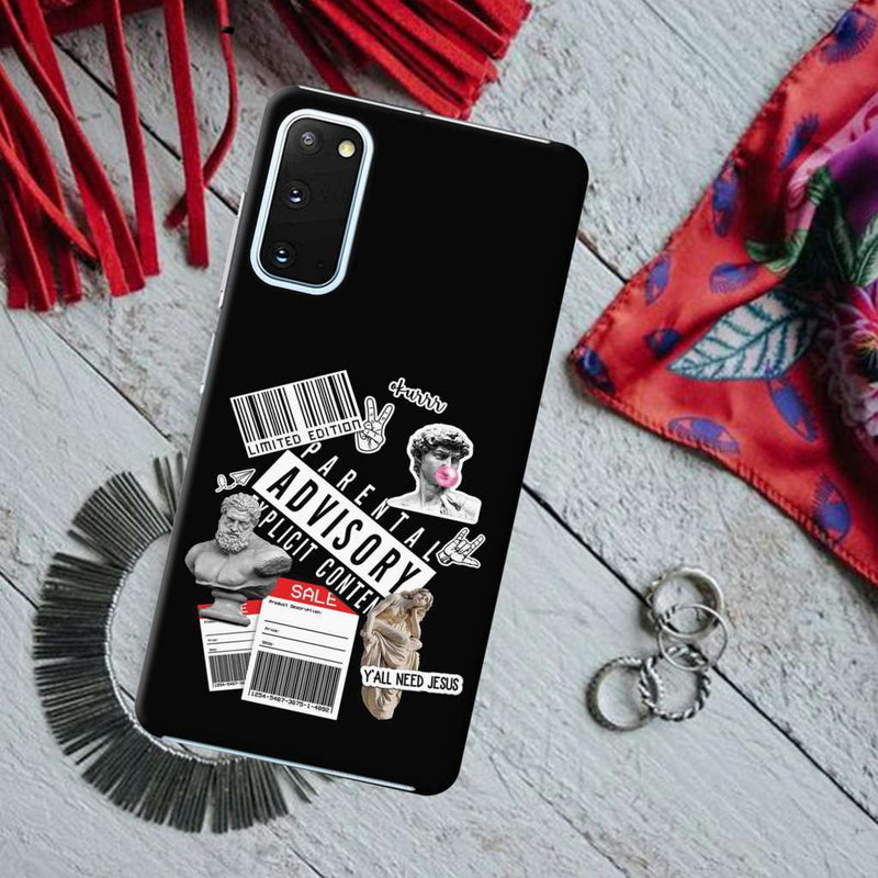 Samsung Galaxy S20 Plus Advisory Printed Slim cases