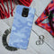 Blue and White Camouflage Printed Slim Cases and Cover for Redmi Note 9 Pro Max