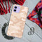 Cream and White Camouflage Printed Slim Cases and Cover for iPhone 12 Mini
