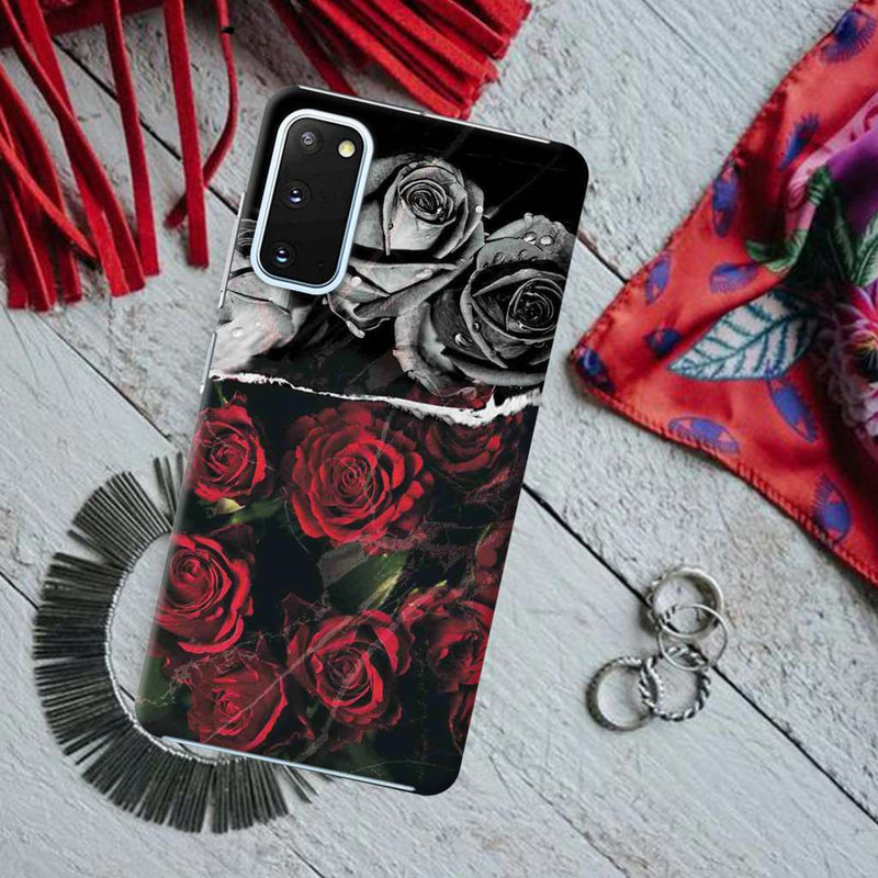 Dark Roses Printed Slim Cases and Cover for Galaxy S20 Plus