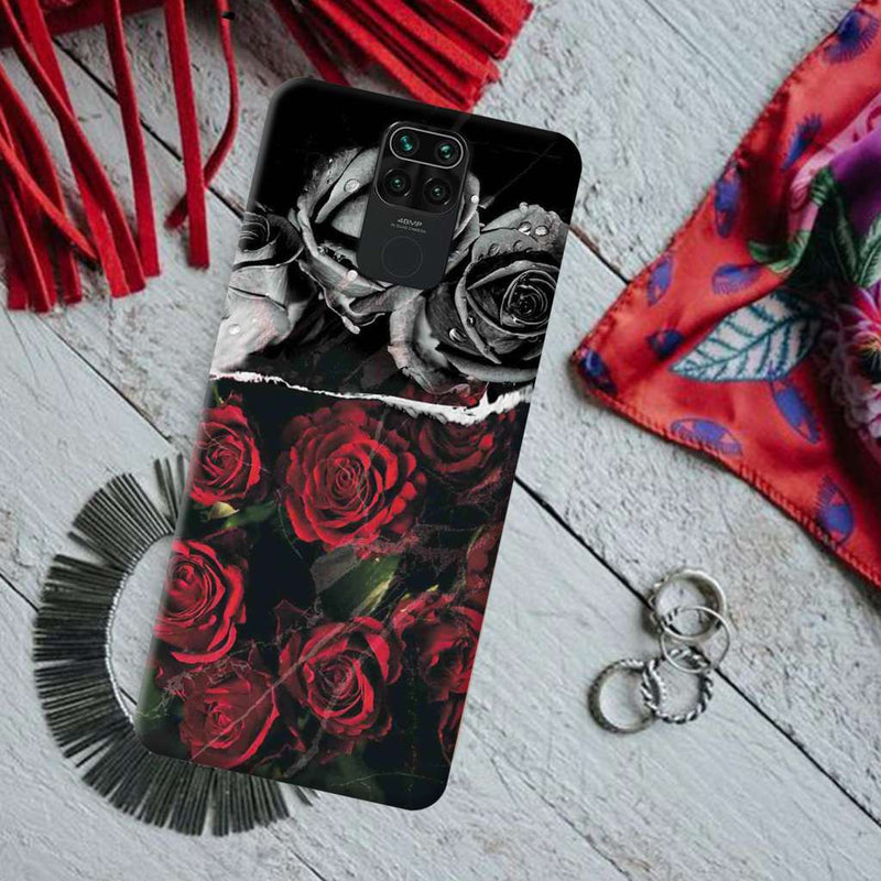 Dark Roses Printed Slim Cases and Cover for Redmi Note 9