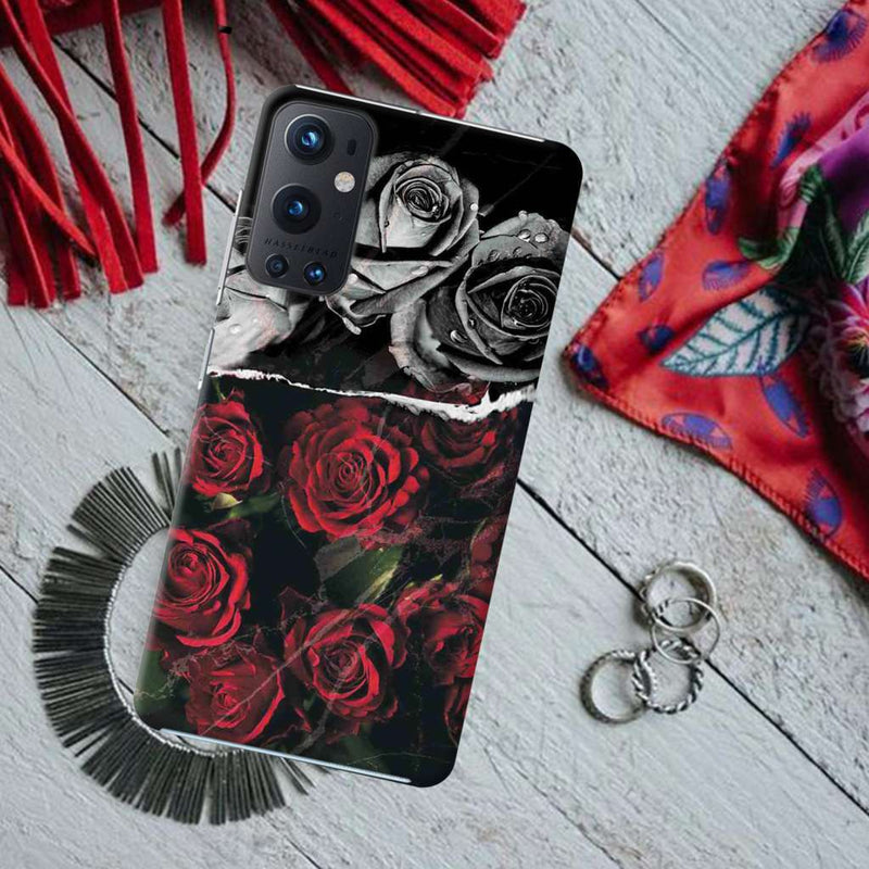 Dark Roses Printed Slim Cases and Cover for OnePlus 9 Pro