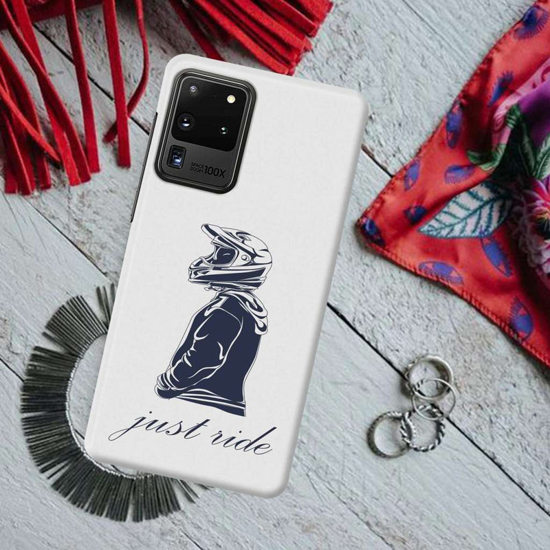 Just Ride Printed Slim Cases and Cover for Galaxy S20 Ultra