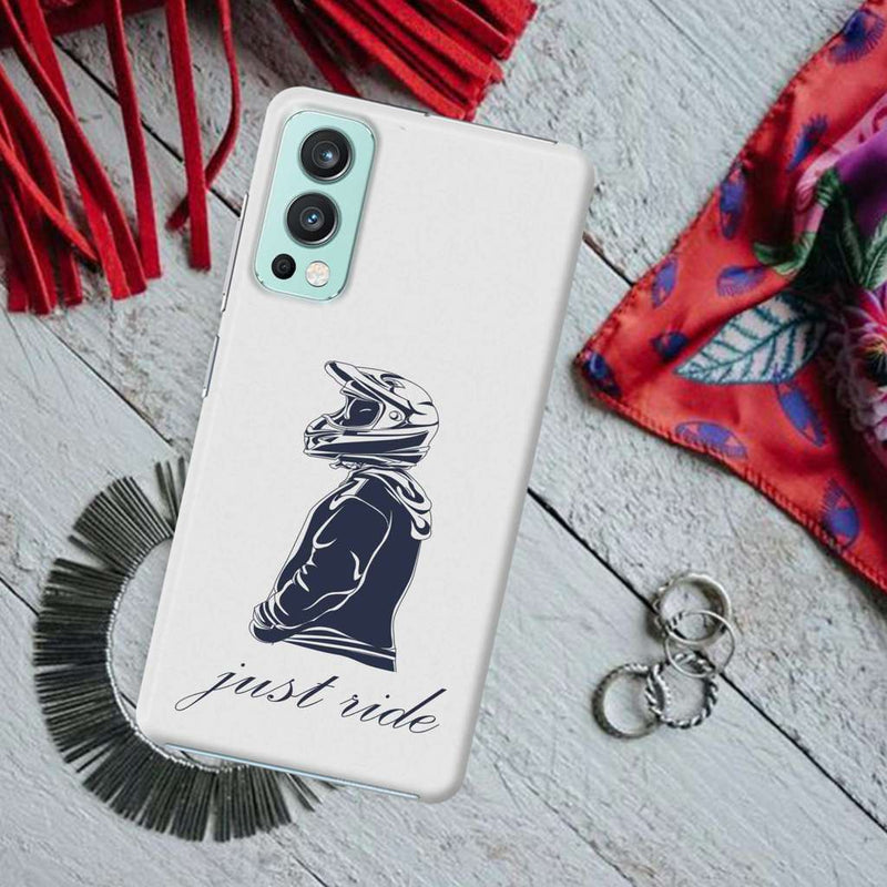Just Ride Printed Slim Cases and Cover for OnePlus Nord 2