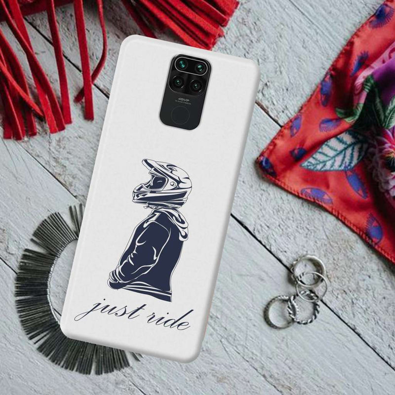 Just Ride Printed Slim Cases and Cover for Redmi Note 9