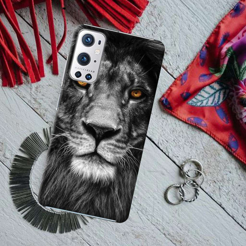 Lion Face Printed Slim Cases and Cover for OnePlus 9R