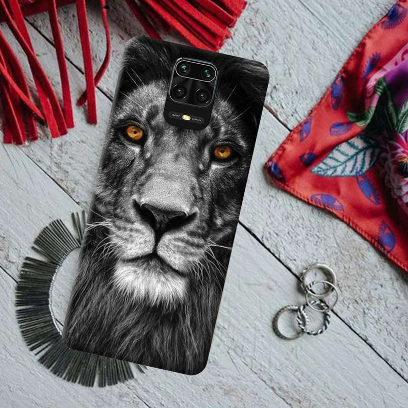 Lion Face Printed Slim Cases and Cover for Redmi Note 9 Pro Max