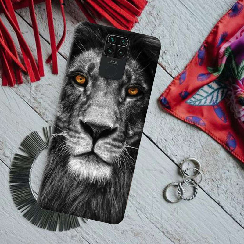 Lion Face Printed Slim Cases and Cover for Redmi Note 9