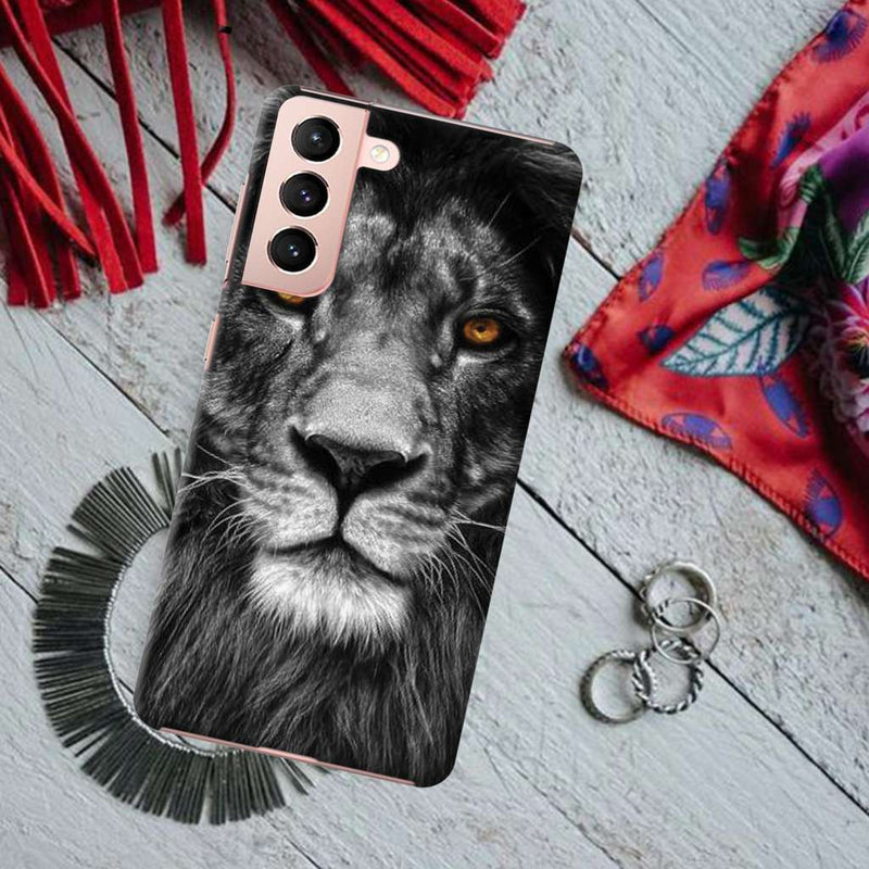 Lion Face Printed Slim Cases and Cover for Galaxy S21 Plus