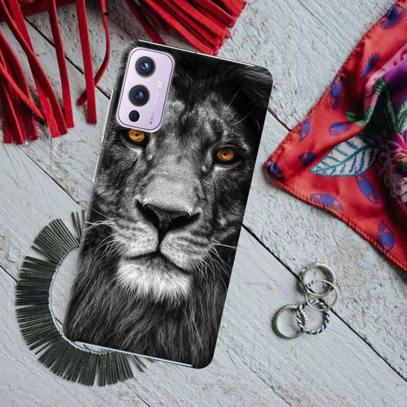 Lion Face Printed Slim Cases and Cover for OnePlus 9