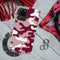 Maroon and White Camouflage Printed Slim Cases and Cover for Galaxy S20 Ultra