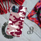 Maroon and White Camouflage Printed Slim Cases and Cover for iPhone 12 Pro Max