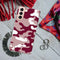 Maroon and White Camouflage Printed Slim Cases and Cover for Galaxy S21 Plus