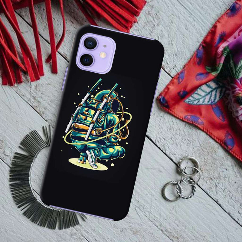 Ninja Astronaut Printed Slim Cases and Cover for iPhone 12