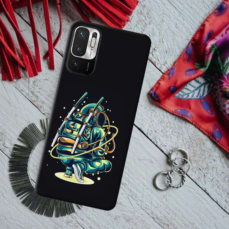 Ninja Astronaut Printed Slim Cases and Cover for Redmi Note 10T