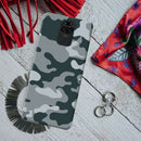 Olive Green and White Camouflage Printed Slim Cases and Cover for Redmi Note 9