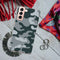 Olive Green and White Camouflage Printed Slim Cases and Cover for Galaxy S21
