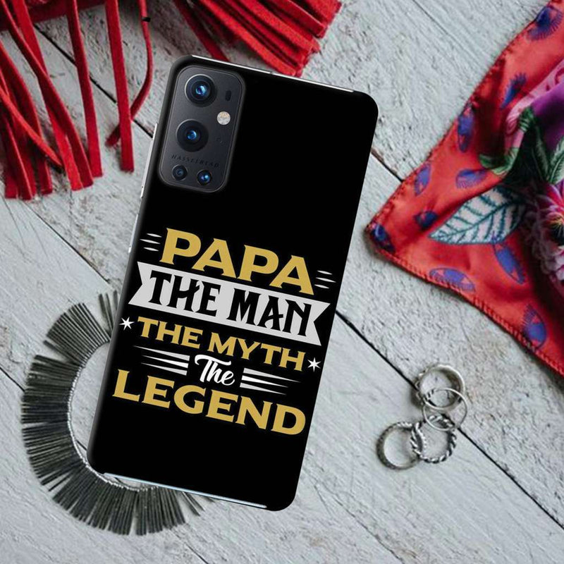 Papa the legend Printed Slim Cases and Cover for OnePlus 9 Pro