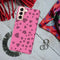 Pink Hearts Printed Slim Cases and Cover for Galaxy S21
