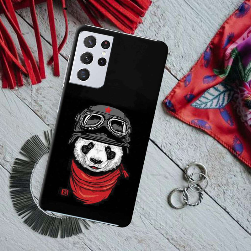 Rider Panda Printed Slim Cases and Cover for Galaxy S21 Ultra