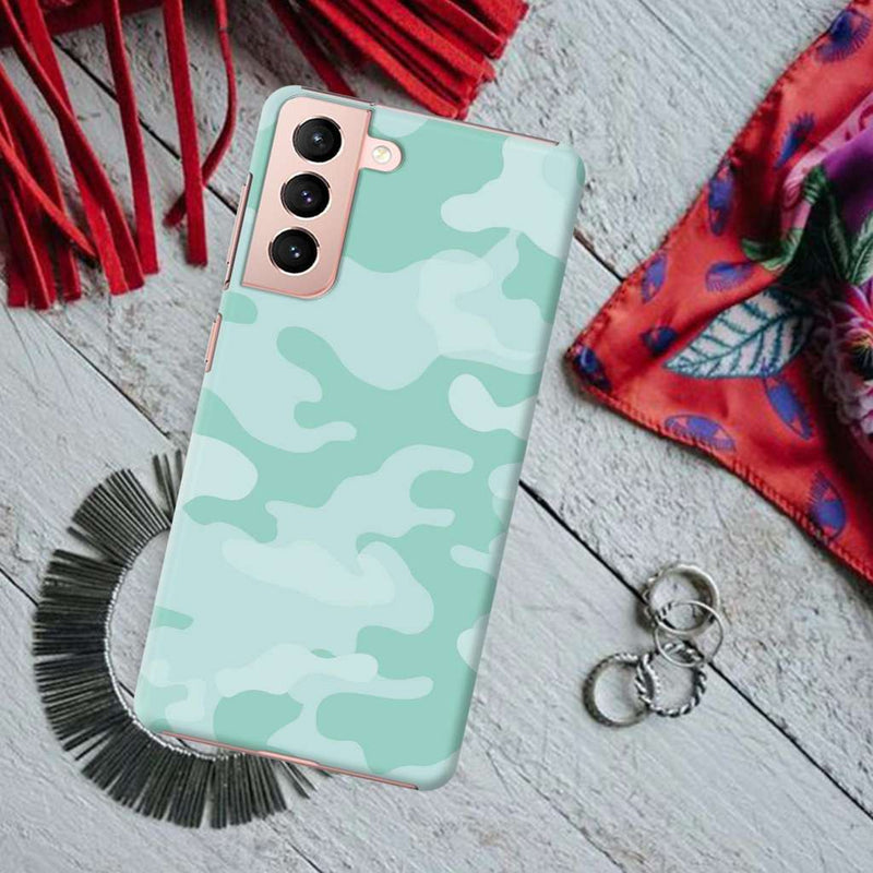 Xteal and White Printed Slim Cases and Cover for Galaxy S21