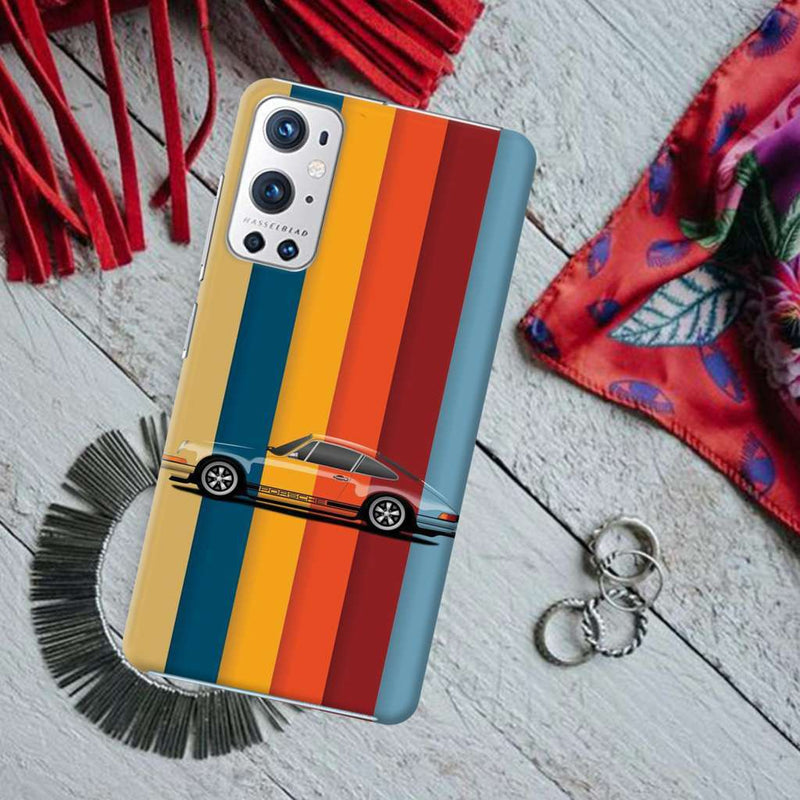 Vintage car Printed Slim Cases and Cover for OnePlus 9R