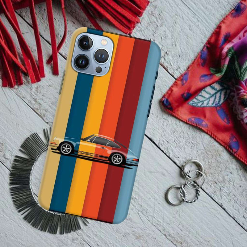 Vintage car Printed Slim Cases and Cover for iPhone 13 Pro