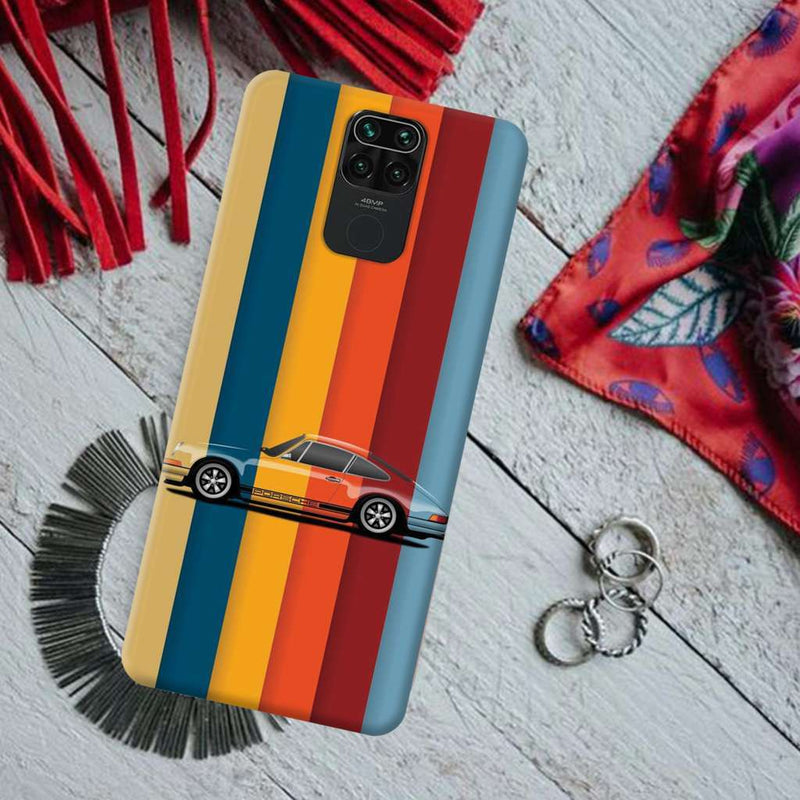 Vintage car Printed Slim Cases and Cover for Redmi Note 9