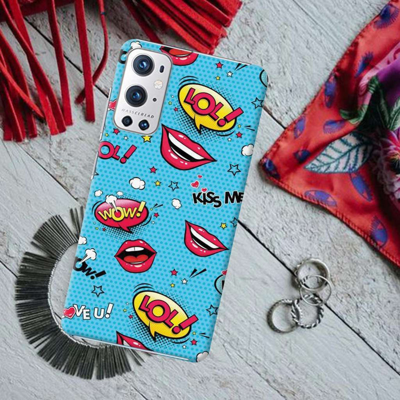 Kiss me Printed Slim Cases and Cover for OnePlus 9R
