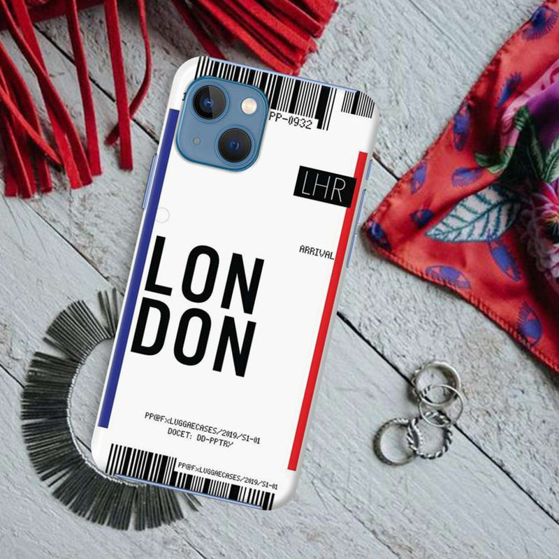London Ticket Printed Slim Cases and Cover for iPhone 13