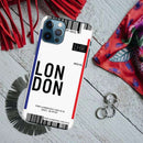 London Ticket Printed Slim Cases and Cover for iPhone 12 Pro Max