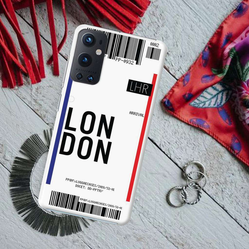 London Ticket Printed Slim Cases and Cover for OnePlus 9 Pro