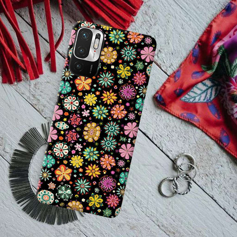 Night Florals Printed Slim Cases and Cover for Redmi Note 10T