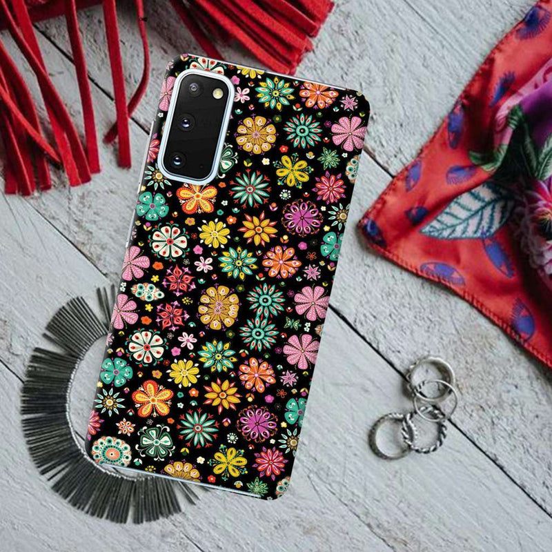 Night Florals Printed Slim Cases and Cover for Galaxy S20 Plus