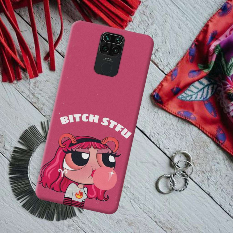 Bitch STFU Printed Slim Cases and Cover for Redmi Note 9