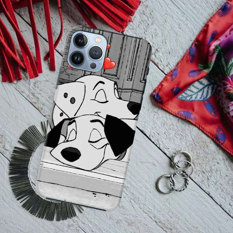 Dogs Love Printed Slim Cases and Cover for iPhone 13 Pro