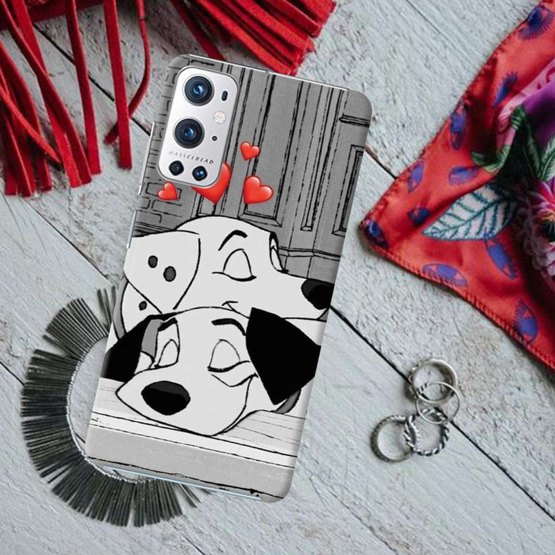 Dogs Love Printed Slim Cases and Cover for OnePlus 9R
