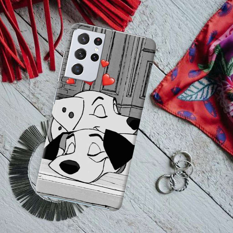 Dogs Love Printed Slim Cases and Cover for Galaxy S21 Ultra