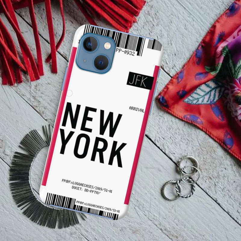 New York ticket Printed Slim Cases and Cover for iPhone 13 Mini