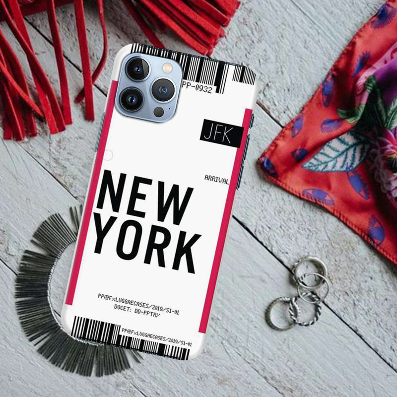 New York ticket Printed Slim Cases and Cover for iPhone 13 Pro