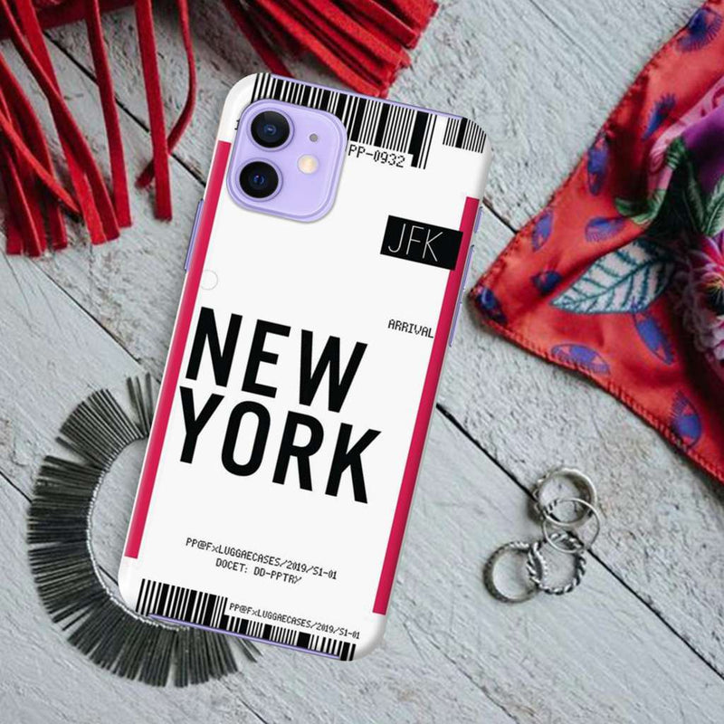 New York ticket Printed Slim Cases and Cover for iPhone 12 Mini