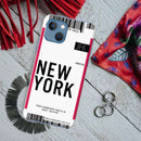 New York ticket Printed Slim Cases and Cover for iPhone 13
